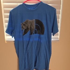 North Face T-Shirt with Bear Graphic